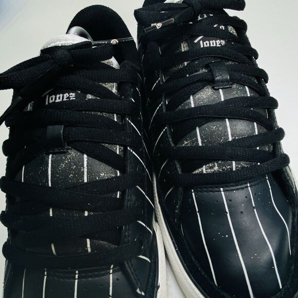 C1RCA AL50 Adrian Lopez Pro Model Black Pinstripe Skate Shoes M 9.5 Vintage Y2K - Picture 14 of 15